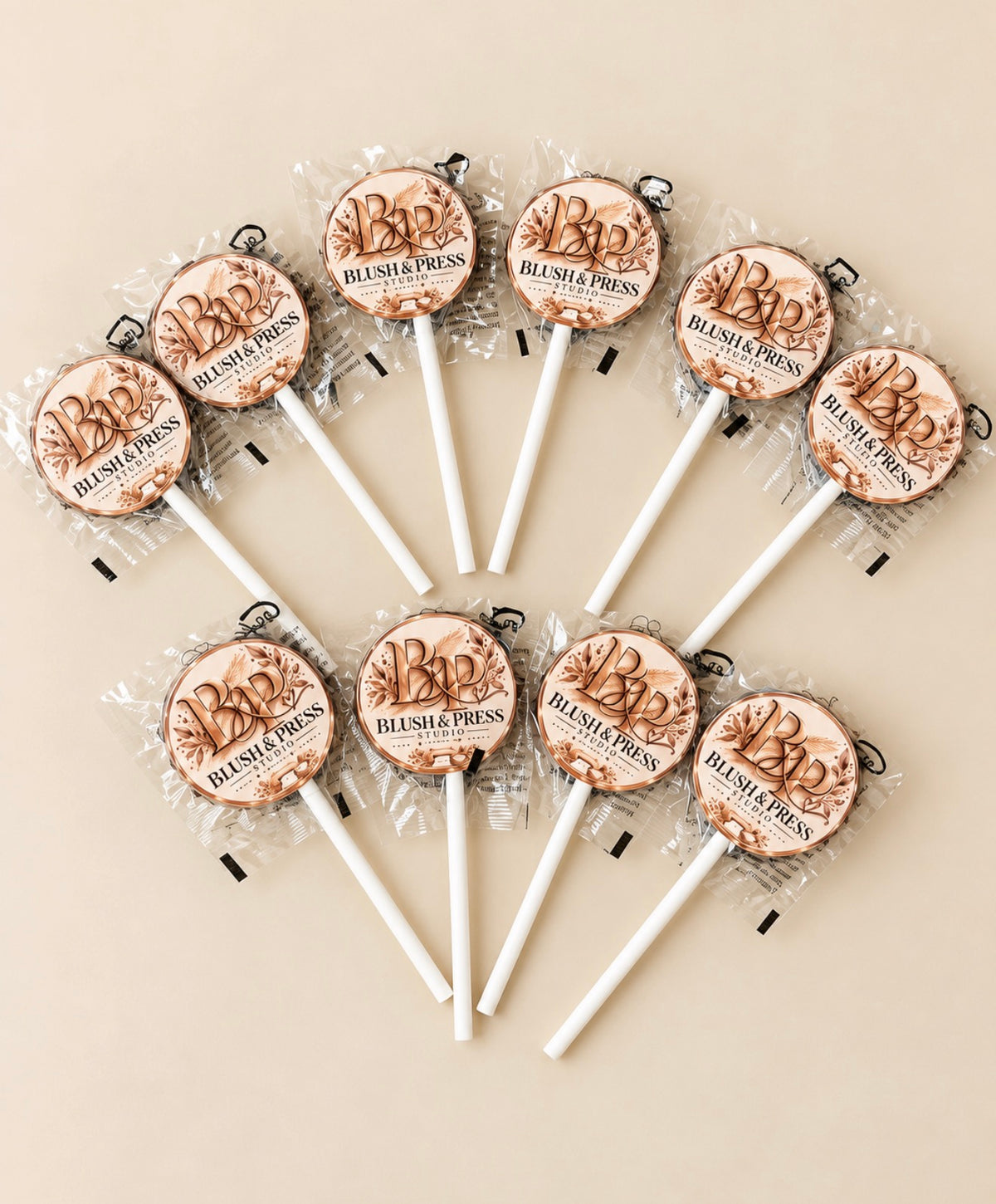 Custom logo lollie
