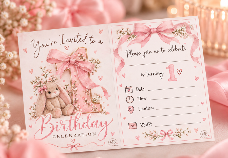 Double Sided Invitations